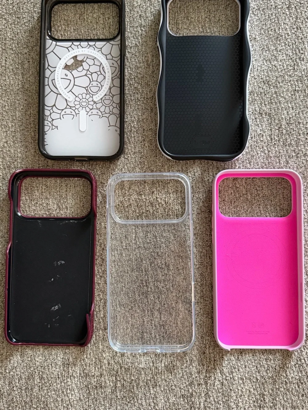 Casetify sleek pink